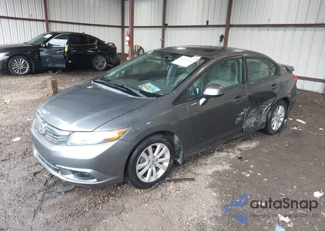 2012 Honda Civic Ex-L from USA, damaged, VIN 2HGFB2F96CH315604